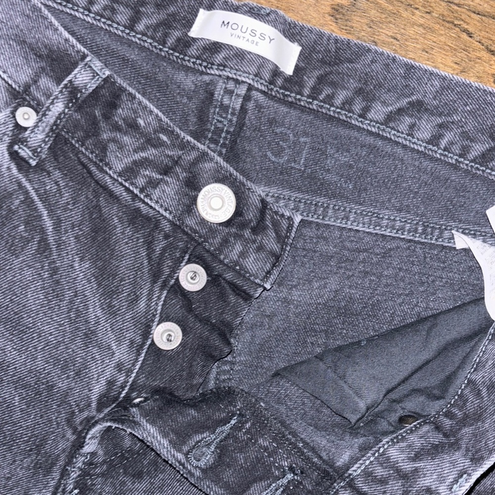 Black Distressed Jeans - Picture 2 of 4